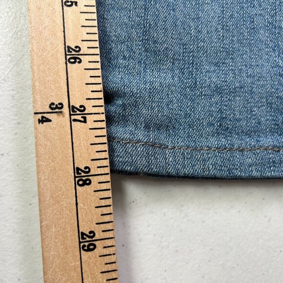 Cheap Monday Jeans Mens 29 X 28 Blue Stretched Denim Slim Straight Leg * - Picture 10 of 11